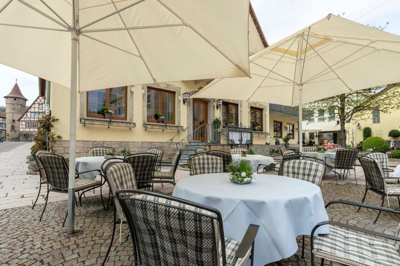 Hotel Gasthof Krone Niederstetten Exteriér fotografie